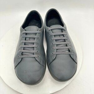 Birchbury Bramfords Men Size 8 Grey Leather Lace Up Minimalist Casual Shoes